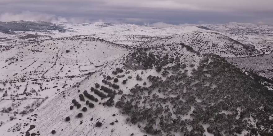 Jeopark beyaza büründü