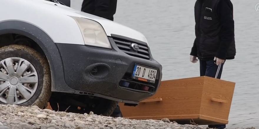 Denizli'de barajda erkek cesedi bulundu