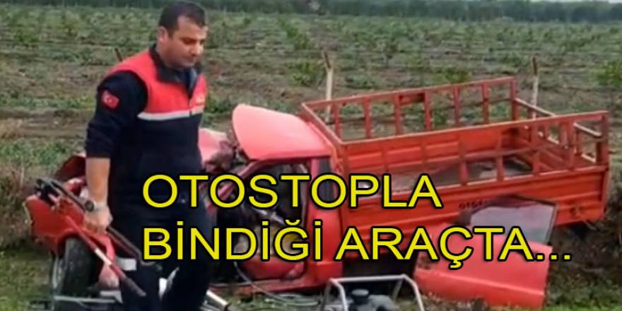 Adana'daki kazada 2 kişi de yaralandı